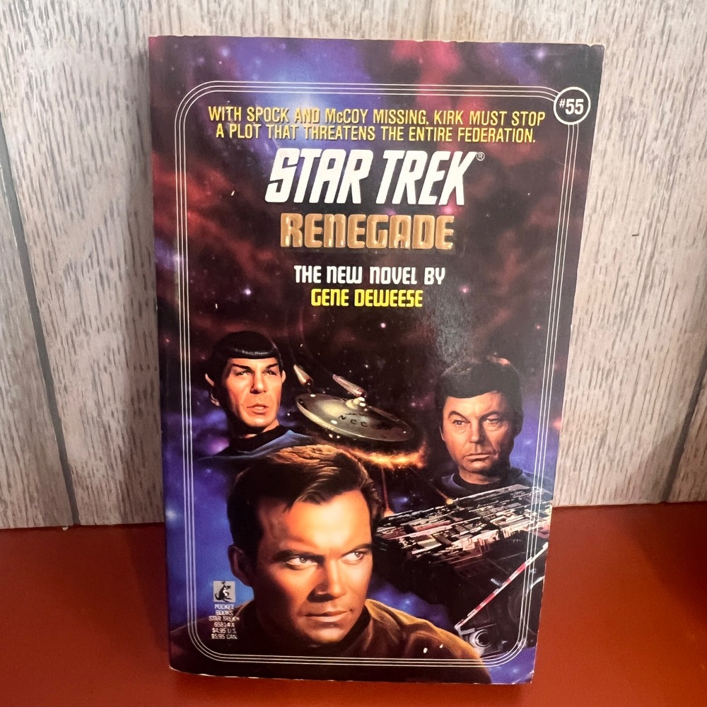 Star Trek Renegade Novel #55 Gene DeWeese 1991 Pocket Books‎ Paperback Sci-Fi